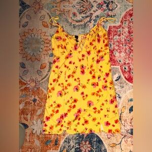 Wild Fable Yellow Flower Dress